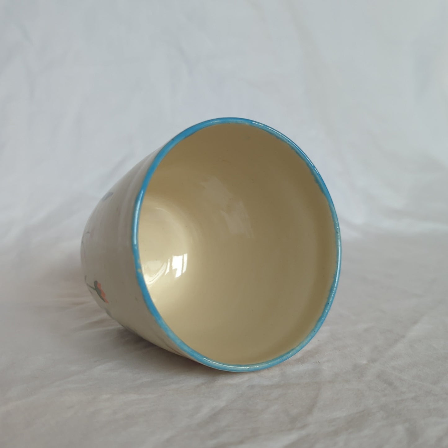 Tasse fleurs variés sans anse